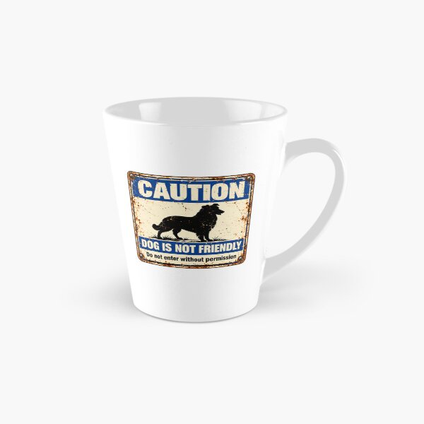Item preview, Caution Dog Is Not Friendly Do Not Enter Without Permission Protective Dog Warning designed and sold by SkeletonsDanger.