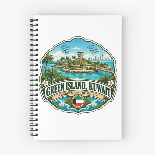 Item preview, Green Island, Kuwait Garden On The Gulf Travel Souvenir Vacation designed and sold by NightGlyph.
