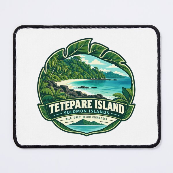 Item preview, Tetepare Island Solomon Islands Wild Forest Beside Clear Seas Island Explorer Travel Souvenir designed and sold by NeedForParks.
