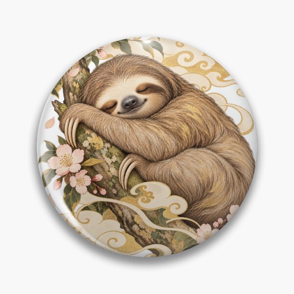 Item preview, Sloth – Sleeping, Cozy Night Art designed and sold by Sleepy Safari.