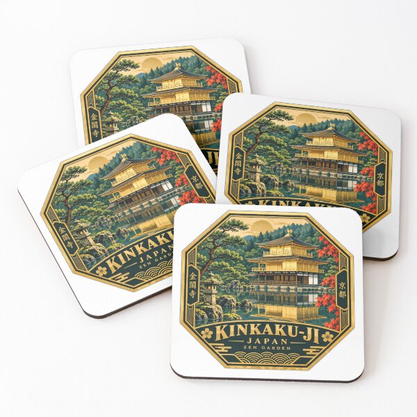 Item preview, Kinkaku-Ji Japan Zen Garden Kyoto Travel Souvenir designed and sold by NightGlyph.