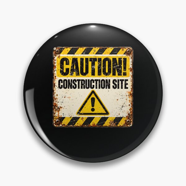 Item preview, Caution Construction Site Builder Contractor Worker designed and sold by HumansStuck12.