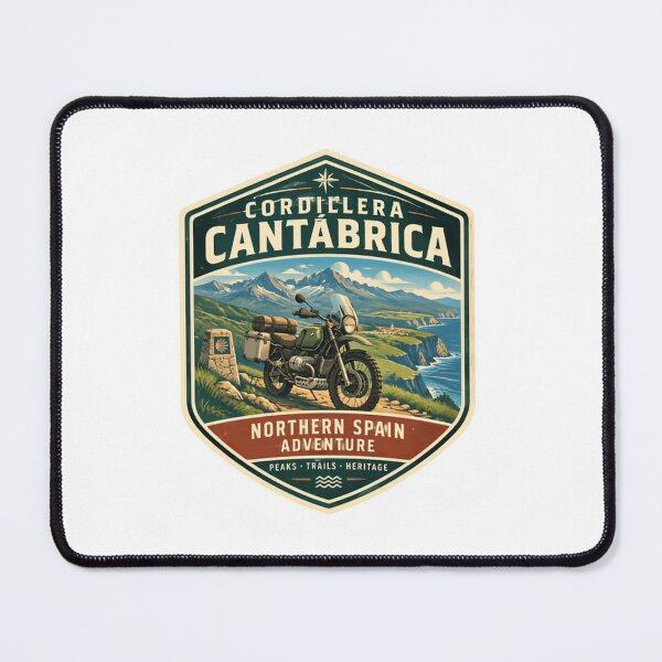 Item preview, Cordillera Cantabrica Northern Spain Adventure Motorcycle Travel Explorer Peaks Trails Heritage designed and sold by Simsimah26Parks.