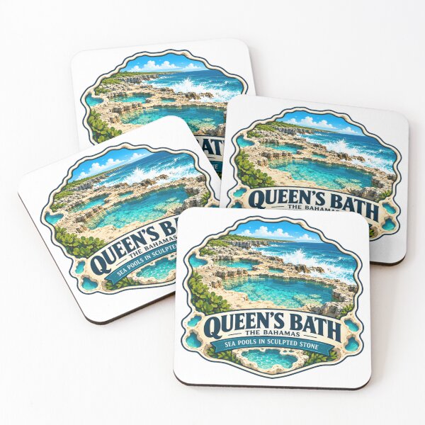 Artikelvorschau, Queen's Bath, Bahamas: Meerwasserbecken aus Stein – ein Reiseziel entworfen und verkauft von NightGlyph.