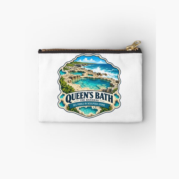Item preview, Queen's Bath The Bahamas Sea Pools In Sculpted Stone Travel Vacation Destination designed and sold by NightGlyph.