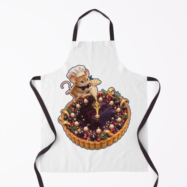 Item preview, Midnight Mouse Pastry Chef Finishing New Year Tart designed and sold by RAX Mirth Studio.