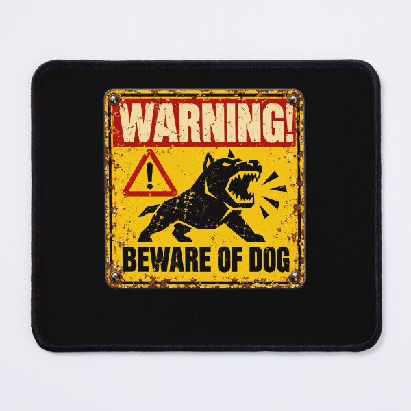 Item preview, Warning! Beware Of Dog Pet Owner Canine Lover designed and sold by HumansStuck12.