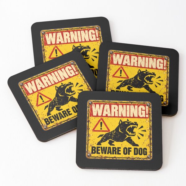 Item preview, Warning! Beware Of Dog Pet Owner Canine Lover designed and sold by HumansStuck12.