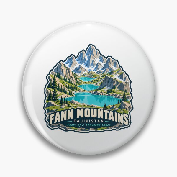 Item preview, Fann Mountains Tajikistan Peaks Of A Thousand Lakes Travel Adventure Hiker Nature designed and sold by JonesFlora2025.
