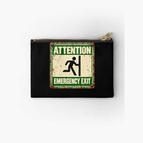 Item preview, Attention Emergency Exit Workplace Safety Employee Humor designed and sold by HumansStuck12.
