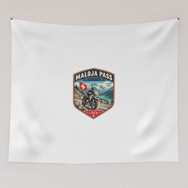 Item preview, Maloja Pass Graubünden Switzerland Motorcycle Rider Travel designed and sold by Simsimah26Parks.