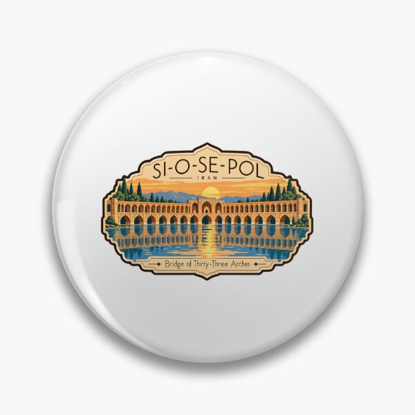 Item preview, Si-O-Se-Pol Iran Bridge Of Thirty-Three Arches Isfahan Travel Landmark designed and sold by JonesFlora2025.