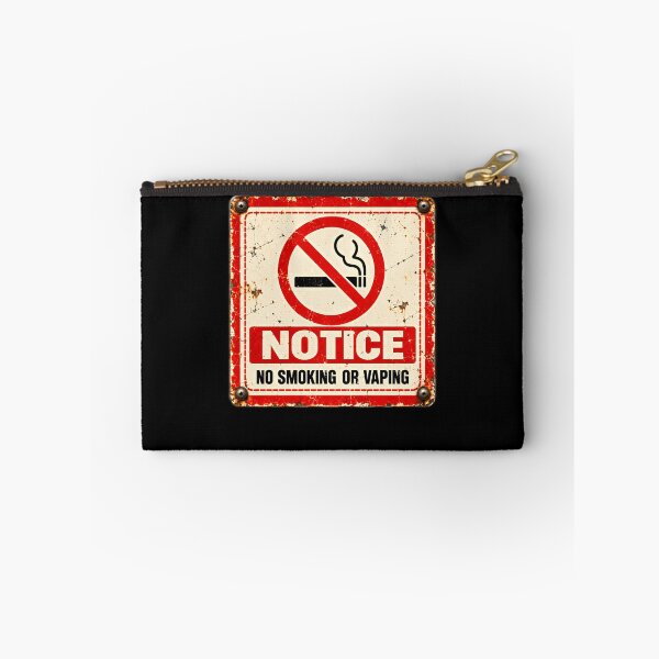 Aperçu de l'œuvre Avis relatif à l'interdiction de fumer ou de vapoter – Règle de santé et de sécurité en vigueur créée et vendue par HumansStuck12.