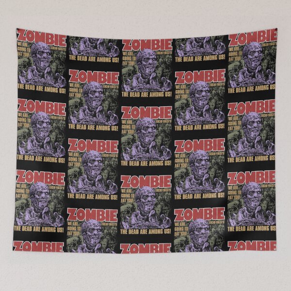 Item preview, Flesh Eating Undead Thriller Retro Slasher Art designed and sold by Tuyet010iTre.