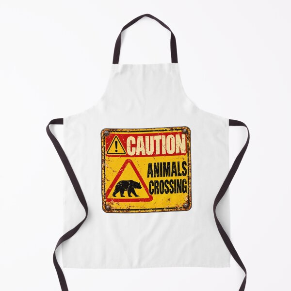 Item preview, Caution Animals Crossing Bear Warning Wildlife Enthusiast designed and sold by SkeletonsDanger.