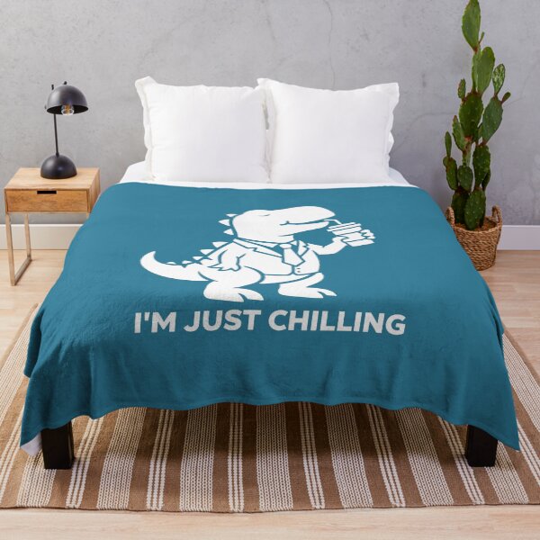Item preview, T-Rex in Suit Drinking Coffee I'm Just Chilling designed and sold by CaptainSeal.