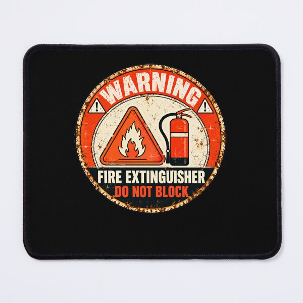 Item preview, Warning Fire Extinguisher Do Not Block Fire Safety Workplace Safety Firefighter Safety Manager Emergency Personnel designed and sold by HumansStuck12.