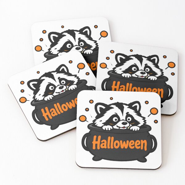 Item preview, Unbothered Raccoon Halloween meme designed and sold by ViolettaGlass.