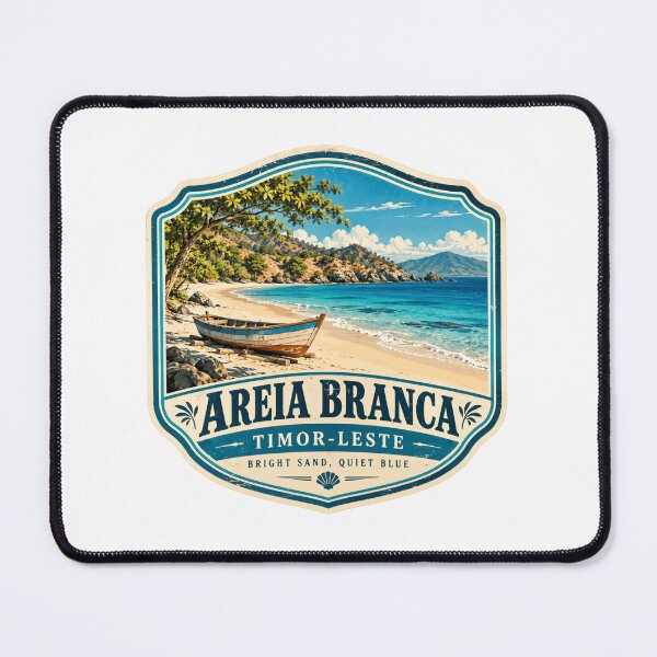 Item preview, Areia Branca Timor-Leste Bright Sand Quiet Blue Travel Beach Vacation Souvenir designed and sold by JonesFlora2025.