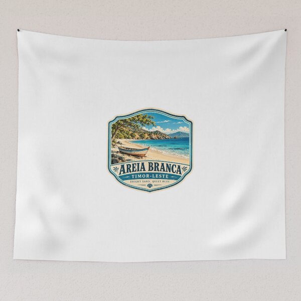 Item preview, Areia Branca Timor-Leste Bright Sand Quiet Blue Travel Beach Vacation Souvenir designed and sold by JonesFlora2025.
