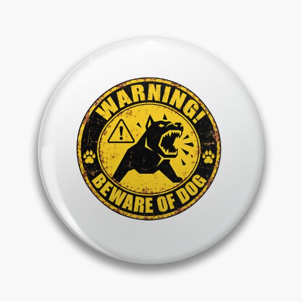 Item preview, Warning! Beware Of Dog Guard Dog Owner Dog Lover designed and sold by SkeletonsDanger.