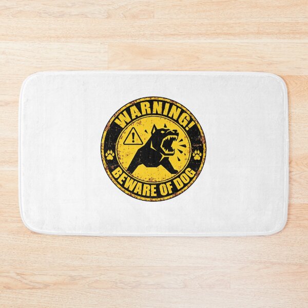 Item preview, Warning! Beware Of Dog Guard Dog Owner Dog Lover designed and sold by SkeletonsDanger.