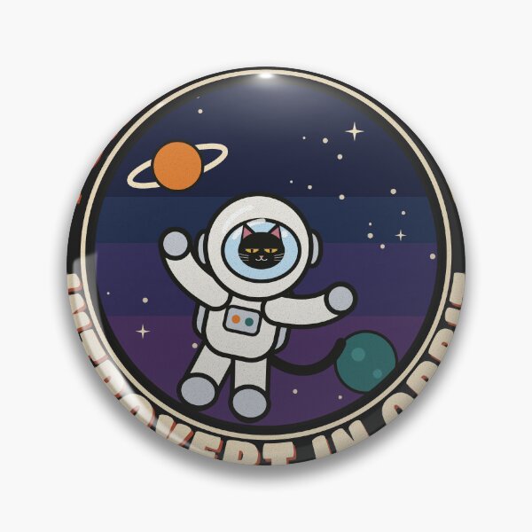 Artikelvorschau, Purrsonal Space Funny Black Cat Astronaut Introvert entworfen und verkauft von somebasic.