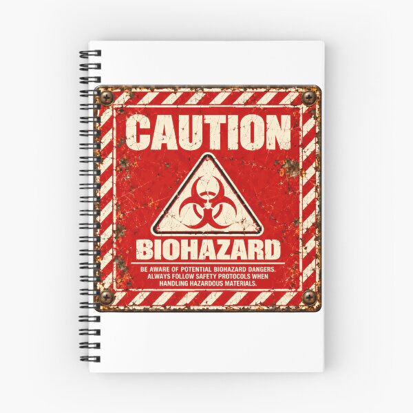 Item preview, Caution Biohazard Be Aware Of Potential Biohazard Dangers. Always Follow Safety Protocols When Handling Hazardous Materials. Science Lab Worker Safety Warning designed and sold by SkeletonsDanger.