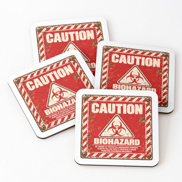Item preview, Caution Biohazard Be Aware Of Potential Biohazard Dangers. Always Follow Safety Protocols When Handling Hazardous Materials. Science Lab Worker Safety Warning designed and sold by SkeletonsDanger.
