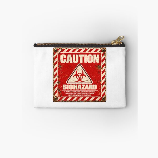 Item preview, Caution Biohazard Be Aware Of Potential Biohazard Dangers. Always Follow Safety Protocols When Handling Hazardous Materials. Science Lab Worker Safety Warning designed and sold by SkeletonsDanger.