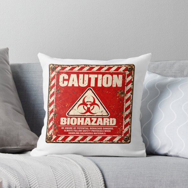 Item preview, Caution Biohazard Be Aware Of Potential Biohazard Dangers. Always Follow Safety Protocols When Handling Hazardous Materials. Science Lab Worker Safety Warning designed and sold by SkeletonsDanger.