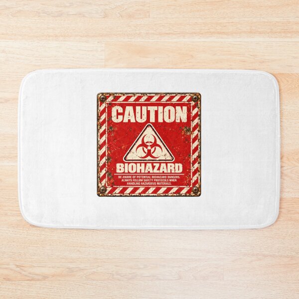 Item preview, Caution Biohazard Be Aware Of Potential Biohazard Dangers. Always Follow Safety Protocols When Handling Hazardous Materials. Science Lab Worker Safety Warning designed and sold by SkeletonsDanger.