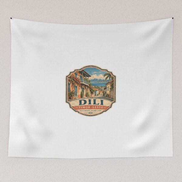Item preview, Dili Timor-Leste Old Streets Island Light Travel Souvenir Destination designed and sold by JonesFlora2025.