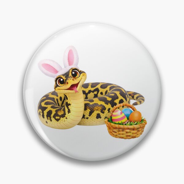 Item preview, Happy Jungle Carpet Python Easter designed and sold by Sillytoe.