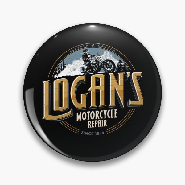 Item preview, Vintage Motorcycle Repair Shop Golden Emblem designed and sold by KileyDare58.