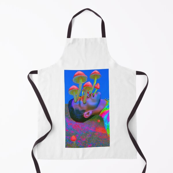 Item preview, Mushrooms Growing From An Upside-Down Face designed and sold by MongLongStudio.