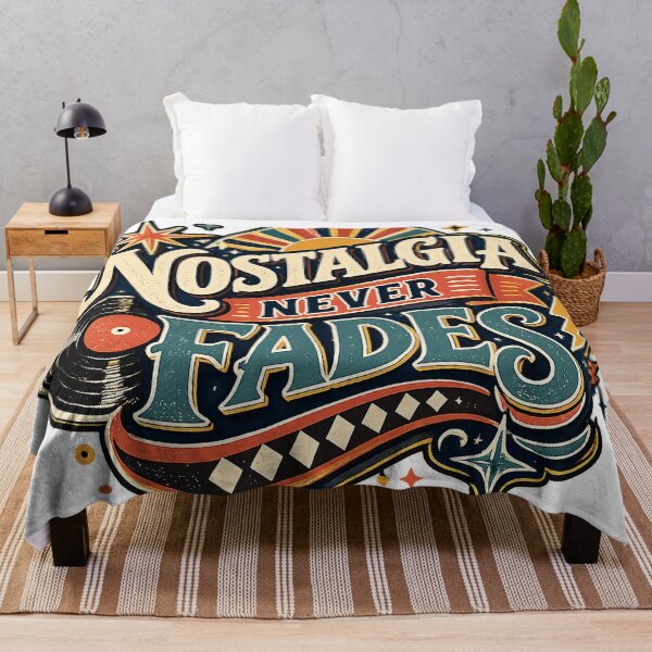 Item preview, Nostalgia Never Fades Retro Vinyl Record Vintage Music Lover Design designed and sold by inkoutninja.