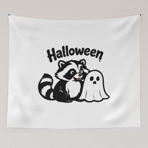 Item preview, Unbothered Raccoon Halloween meme designed and sold by ViolettaGlass.