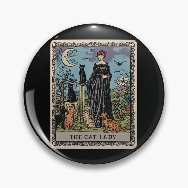 Item preview, The Cat Lady Tarot Card designed and sold by LeonaTeeArt.