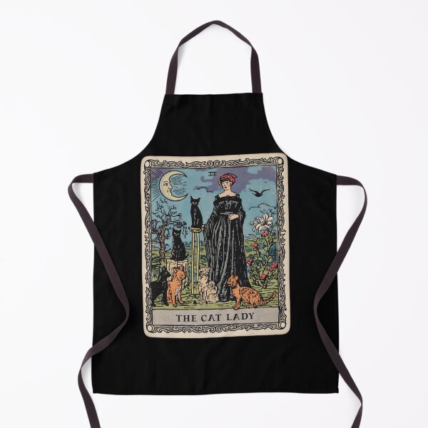 Item preview, The Cat Lady Tarot Card designed and sold by LeonaTeeArt.