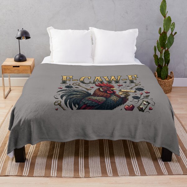 Item preview, F-CAW-F Funny Rooster Valentines Rude Pun T-Shirt-70 designed and sold by JochenGeiger.