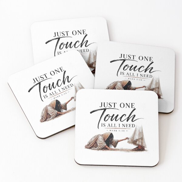 Item preview, Just One Touch Is All I Need Christian Faith Healing Scripture designed and sold by ImeldaSparks.