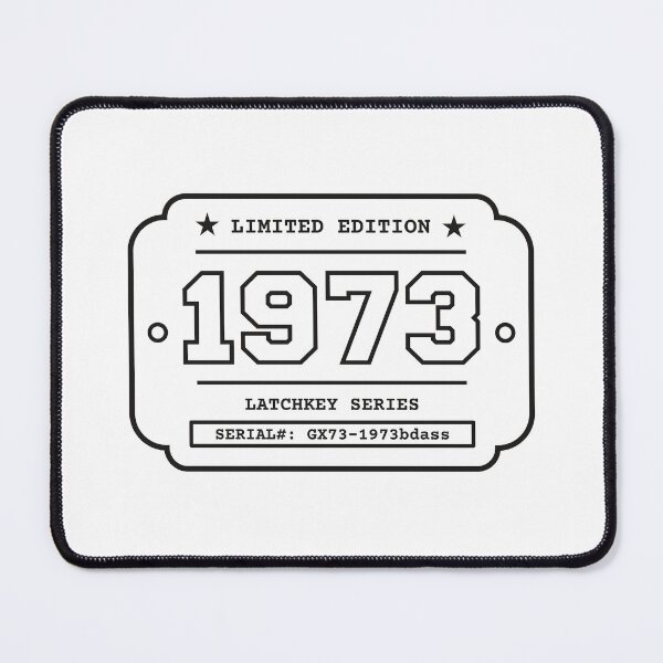 Item preview, 1973 Limited Edition Birth Year Latchkey Series Vintage Badge Black designed and sold by HYPNK.