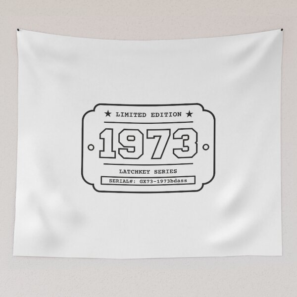 Item preview, 1973 Limited Edition Birth Year Latchkey Series Vintage Badge Black designed and sold by HYPNK.