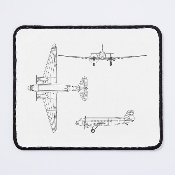 Item preview, 3 vistas Douglas DC-3 designed and sold by PilotandPlane.