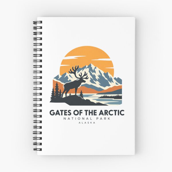 Artikelvorschau, Gates of the Arctic Nationalpark, Alaska Caribou Wilderness Reisender entworfen und verkauft von RetroMini2026.