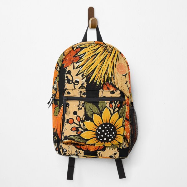 Item preview, Smiling Scarecrow Sunflower Pumpkin Fall Autumn Harvest designed and sold by khdmalakarak.