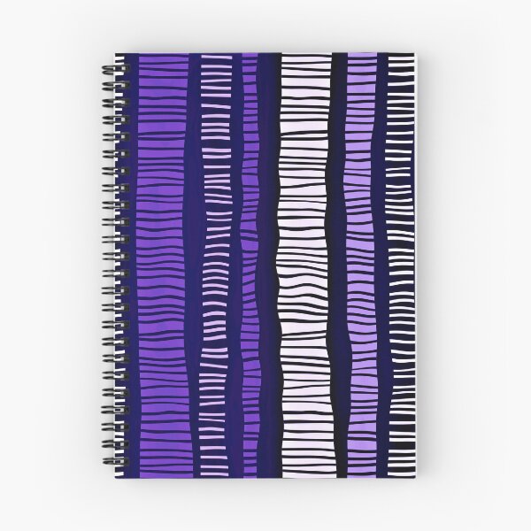 Item preview, Lilac, White And Purple Abstract Line Art Pattern designed and sold by DEC02.