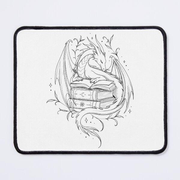 Item preview, Fantasy books lover gift dragon lover  designed and sold by Szkicerka.