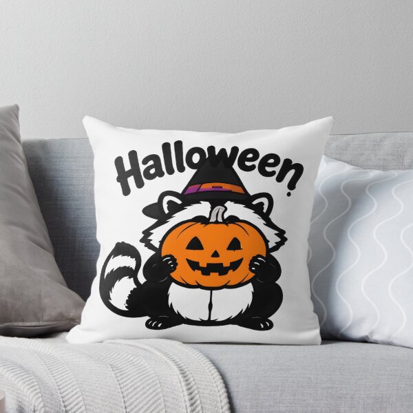 Item preview, Happy Halloween Jimothy raccoon designed and sold by ViolettaGlass.